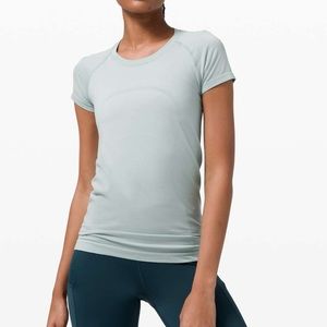 Lululemon Swiftly Tech Short Sleeve in Hazy Jade